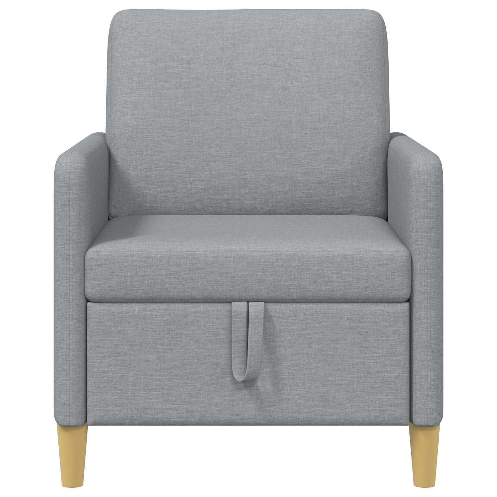 Divano con Storage Grigio Chiaro 72 x 78 x 87 cm Poliestere | homemem39