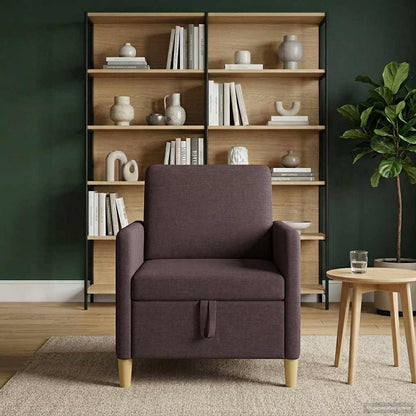 Divano con Storage Marrone Scuro 72 x 78 x 87 cm Poliestere | homemem39