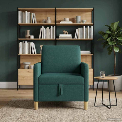 Divano con Storage Verde Scuro 72 x 78 x 87 cm Poliestere | homemem39