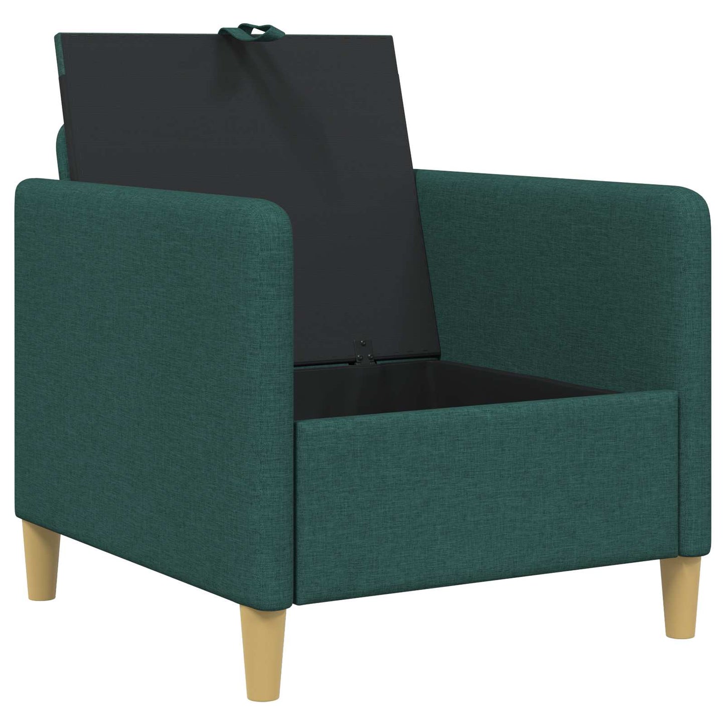 Divano con Storage Verde Scuro 72 x 78 x 87 cm Poliestere | homemem39