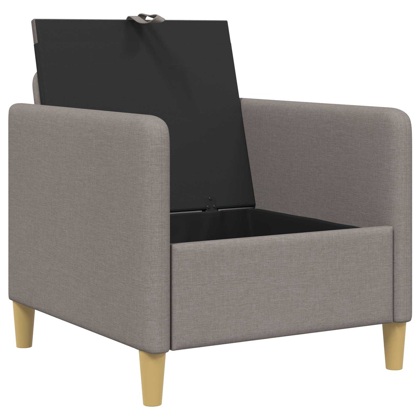 Divano con Storage Tortora 72 x 78 x 87 cm Poliestere | homemem39