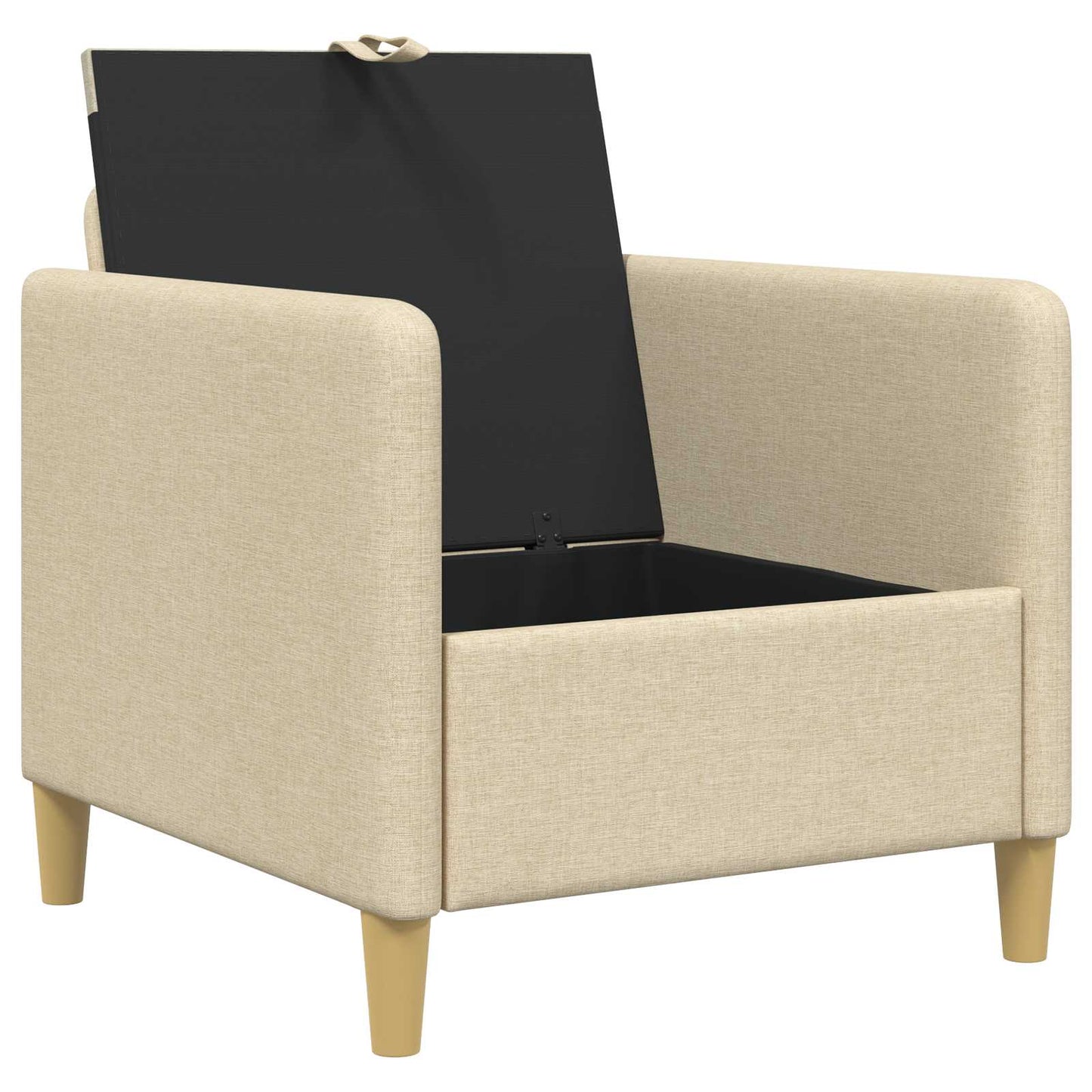 Divano con Storage Crema 72 x 78 x 87 cm Poliestere | homemem39