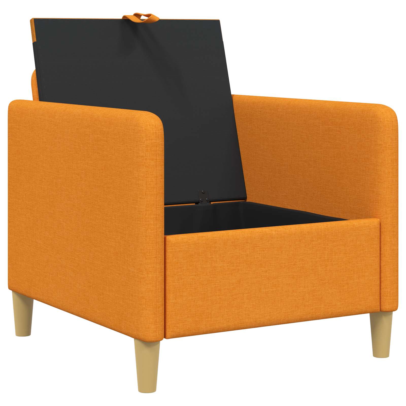 Divano con Storage Giallo Scuro 72 x 78 x 87 cm Poliestere | homemem39