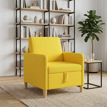 Divano con Storage Giallo Chiaro 72 x 78 x 87 cm Poliestere | homemem39