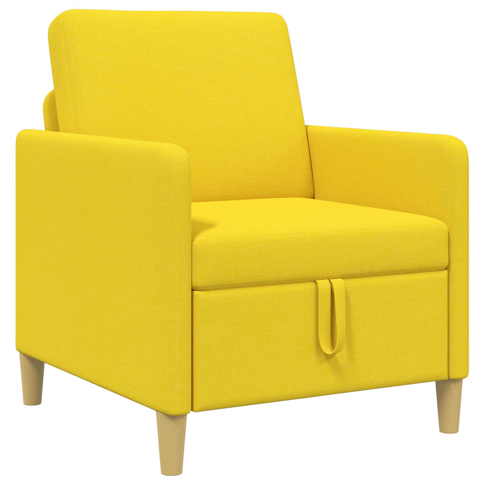 Divano con Storage Giallo Chiaro 72 x 78 x 87 cm Poliestere | homemem39