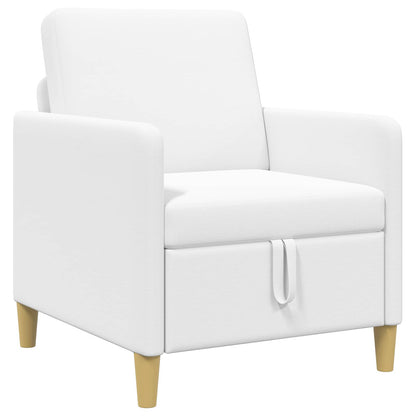 Divano con Storage Bianco 72 x 78 x 87 cm Poliestere | homemem39
