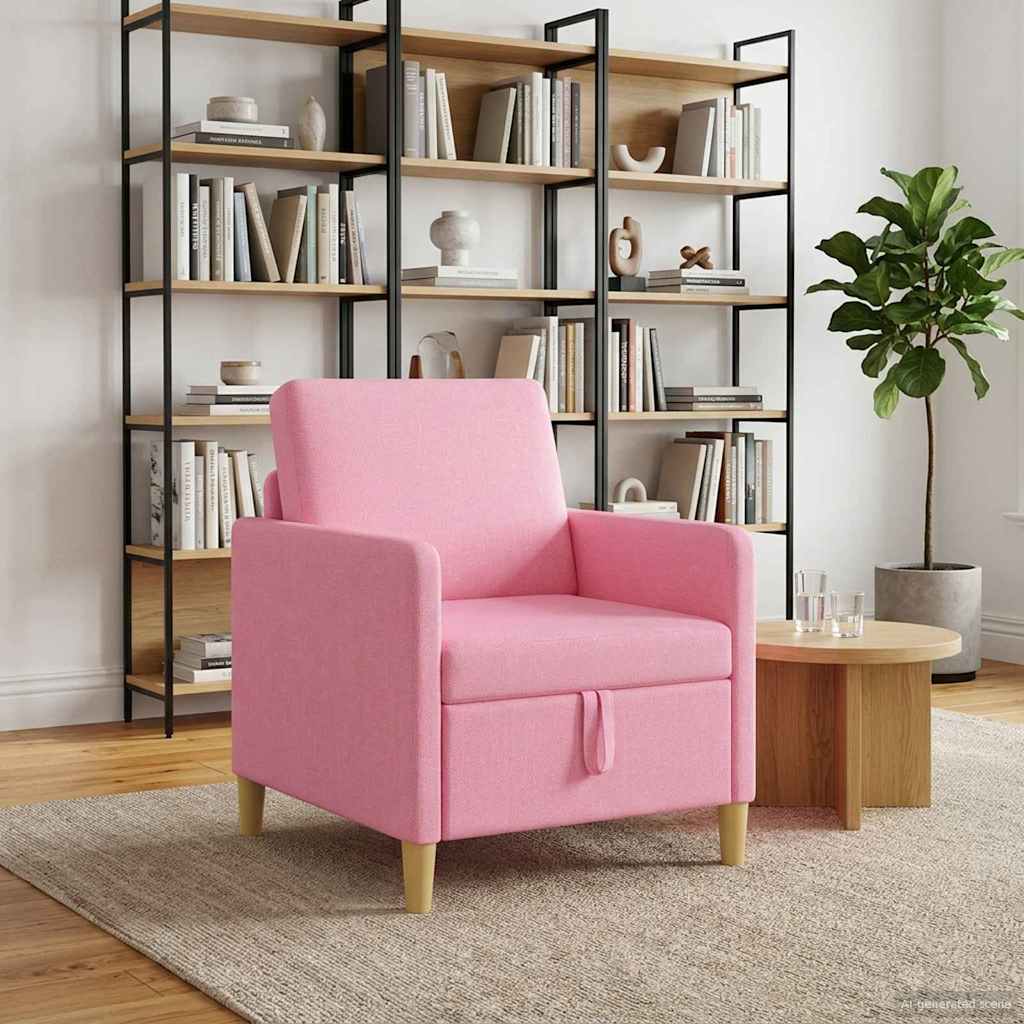 Divano con Storage Rosa 72 x 78 x 87 cm Poliestere | homemem39