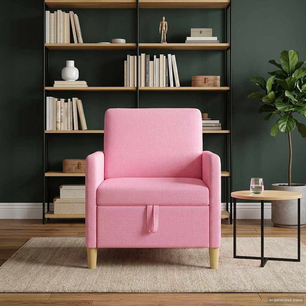 Divano con Storage Rosa 72 x 78 x 87 cm Poliestere | homemem39