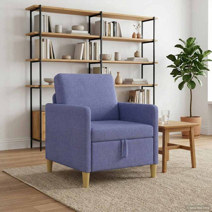 Divano con Storage Blu jeans 72 x 78 x 87 cm Poliestere | homemem39