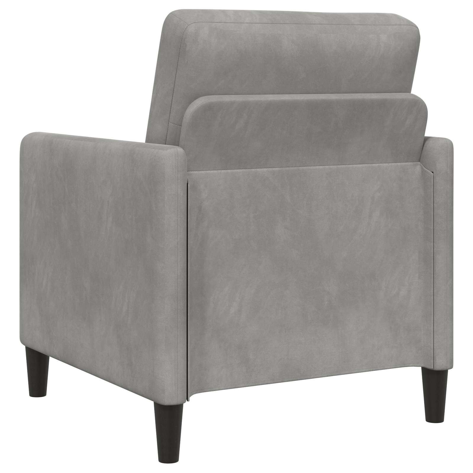 Divano con Storage Grigio Chiaro 72 x 78 x 87 cm Poliestere | homemem39