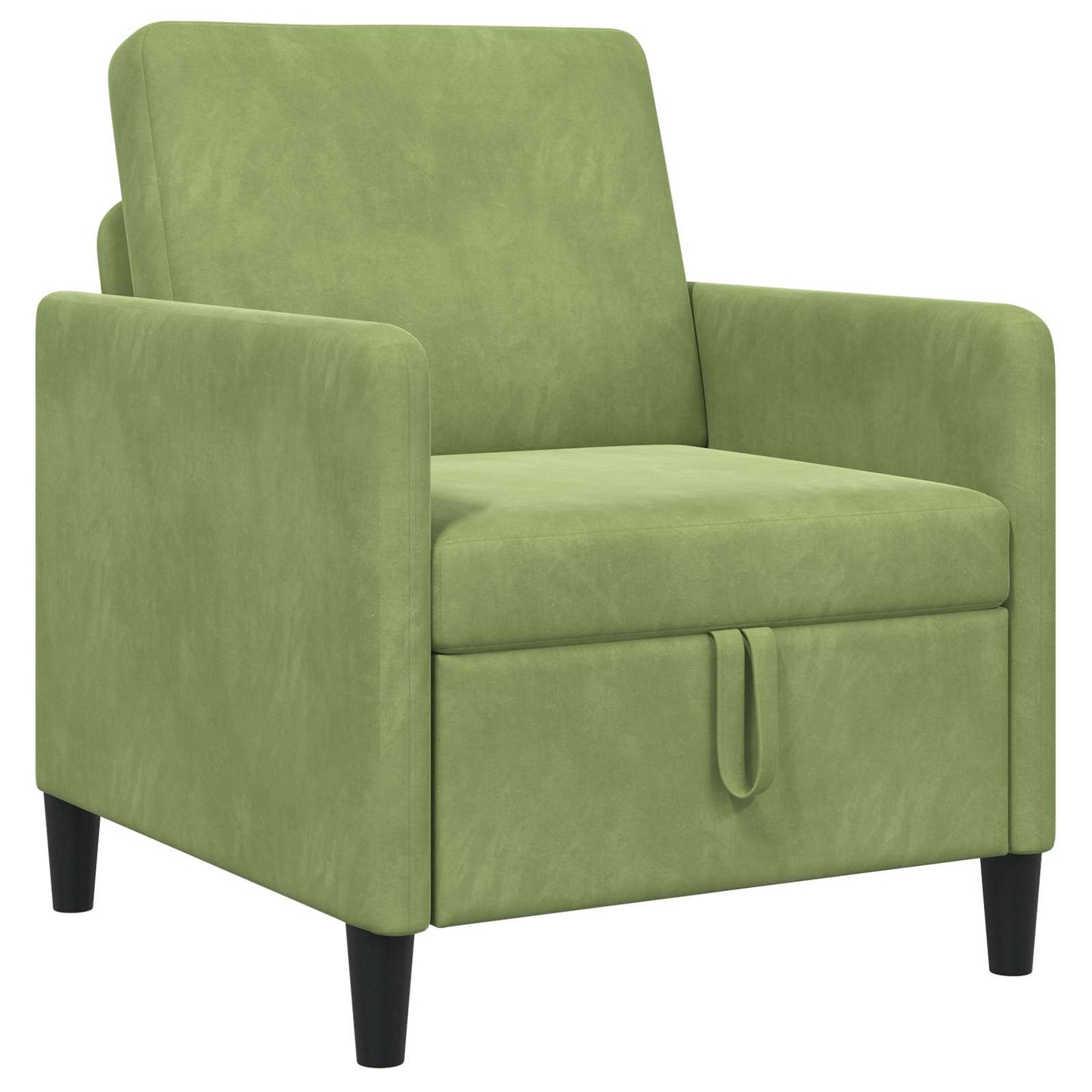 Divano con Storage Verde chiaro 72 x 78 x 87 cm Poliestere | homemem39
