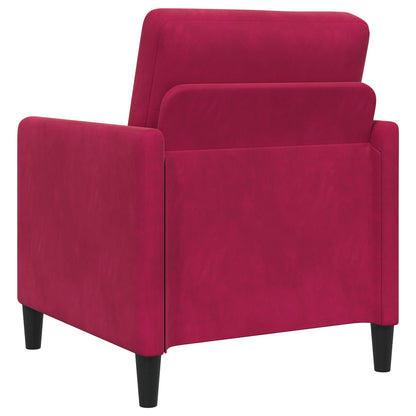 Divano con Storage Rosso Vino 72 x 78 x 87 cm Poliestere | homemem39