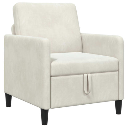 Divano con Storage Crema 72 x 78 x 87 cm Poliestere | homemem39