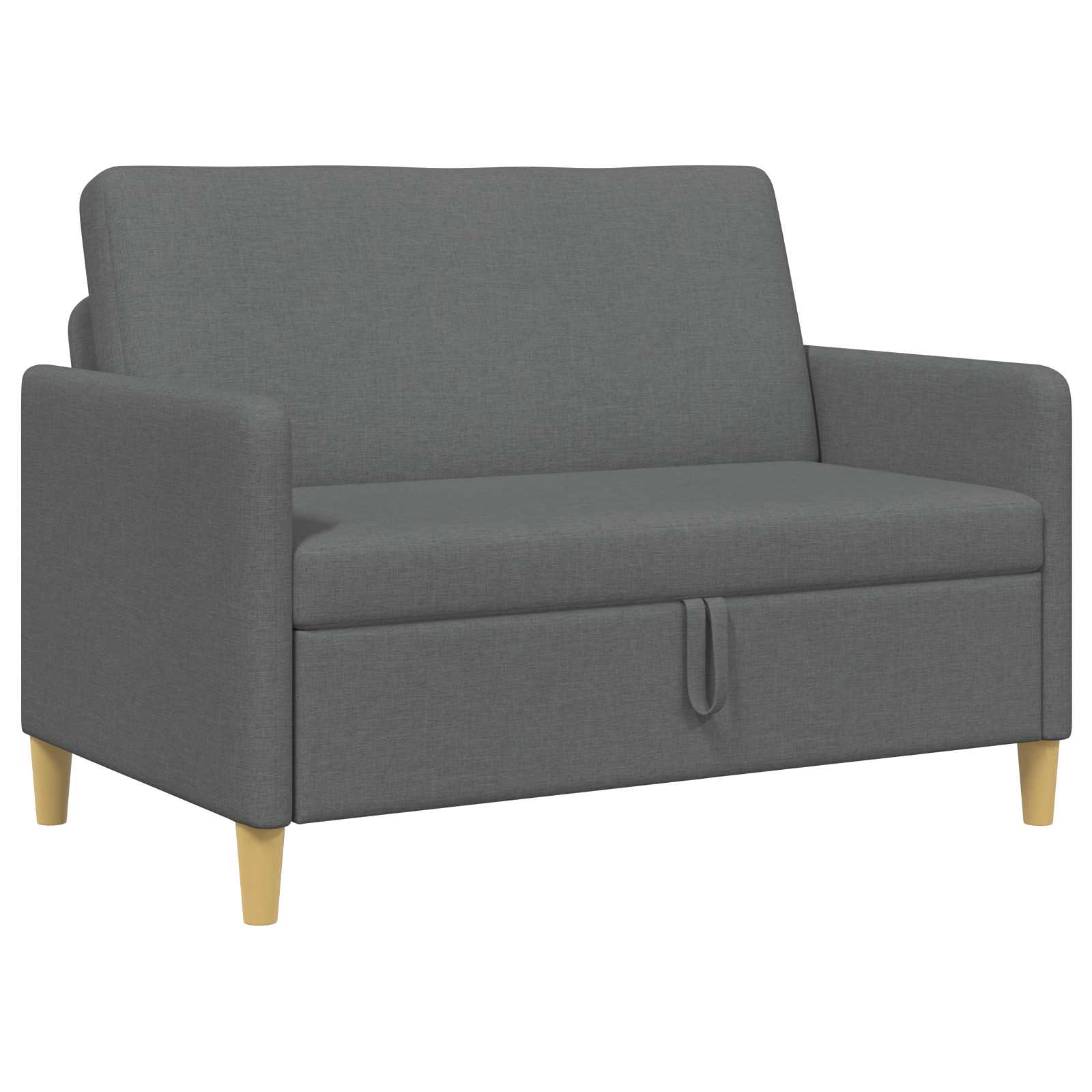 Divano con Storage Grigio Scuro 122 x 78 x 87 cm Poliestere | homemem39