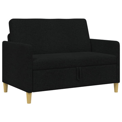 Divano con Storage Nero 122 x 78 x 87 cm Poliestere | homemem39