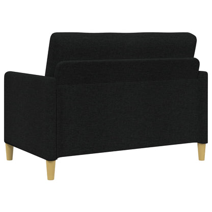 Divano con Storage Nero 122 x 78 x 87 cm Poliestere | homemem39