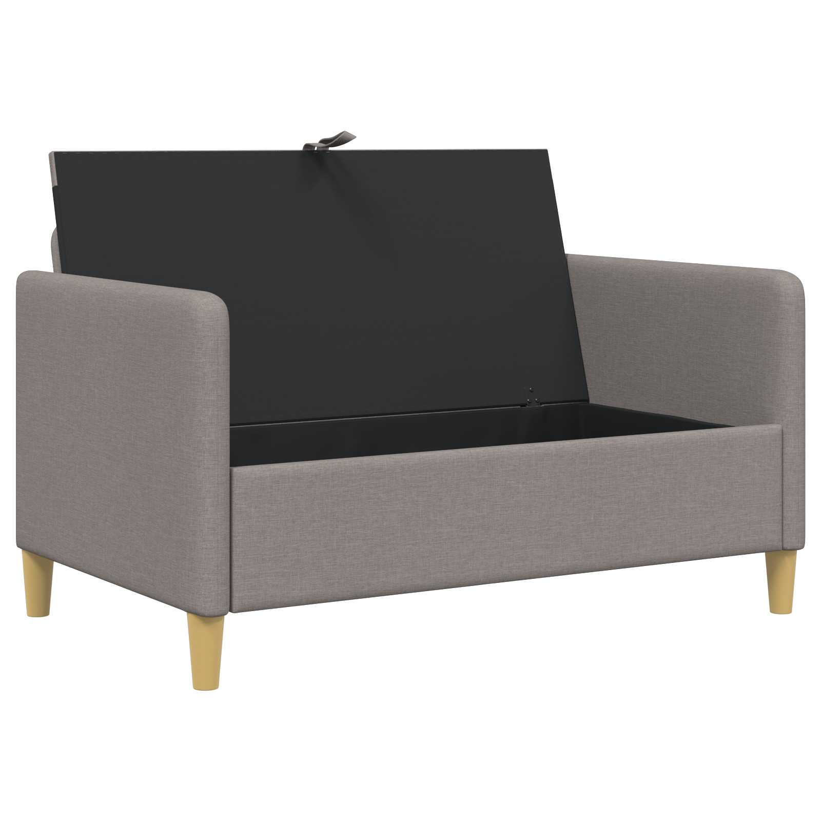 Divano con Storage Tortora 122 x 78 x 87 cm Poliestere | homemem39