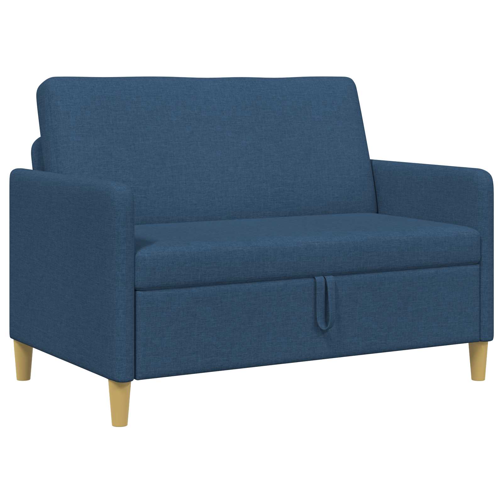 Divano con Storage Blu 122 x 78 x 87 cm Poliestere | homemem39