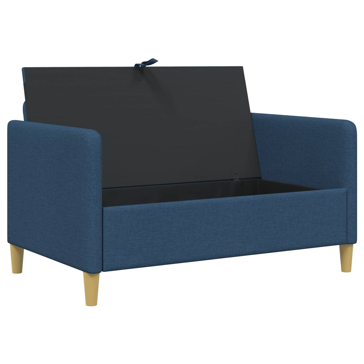 Divano con Storage Blu 122 x 78 x 87 cm Poliestere | homemem39