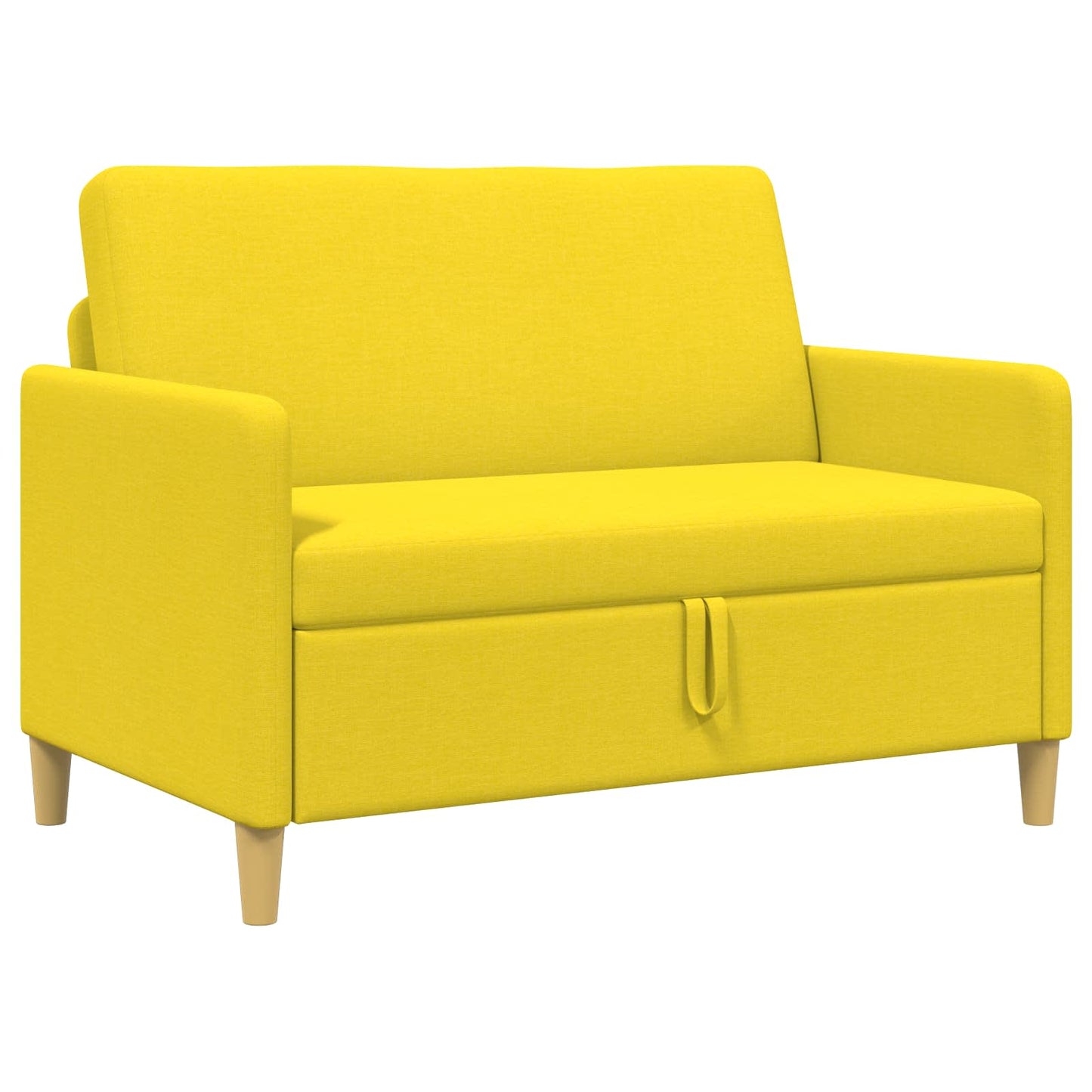 Divano con Storage Giallo Chiaro 122 x 78 x 87 cm Poliestere | homemem39