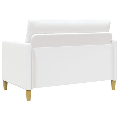 Divano con Storage Bianco 122 x 78 x 87 cm Poliestere | homemem39