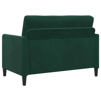 Divano con Storage Verde Scuro 122 x 78 x 87 cm Poliestere | homemem39