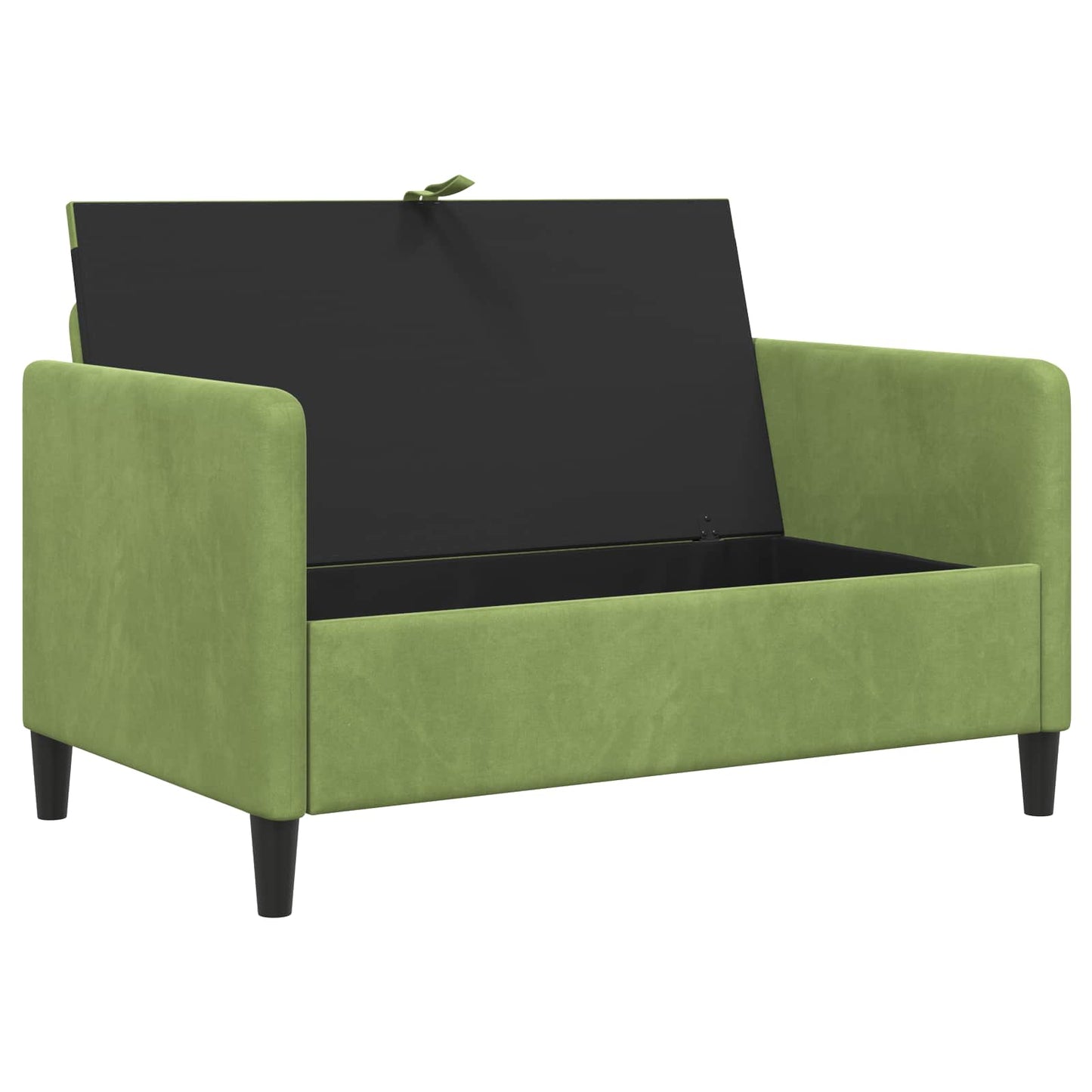 Divano con Storage Verde chiaro 122 x 78 x 87 cm Poliestere | homemem39