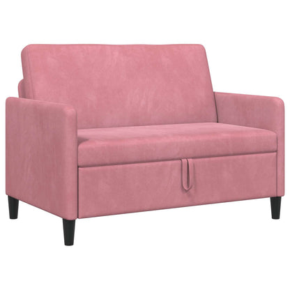 Divano con Storage Rosa 122 x 78 x 87 cm Poliestere | homemem39