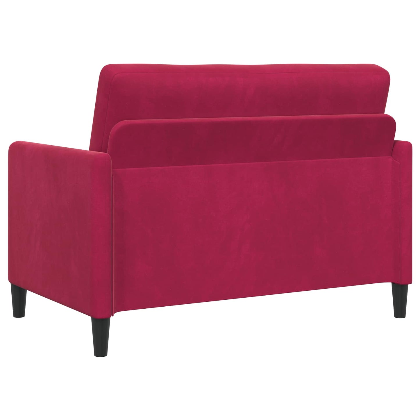 Divano con Storage Rosso Vino 122 x 78 x 87 cm Poliestere | homemem39