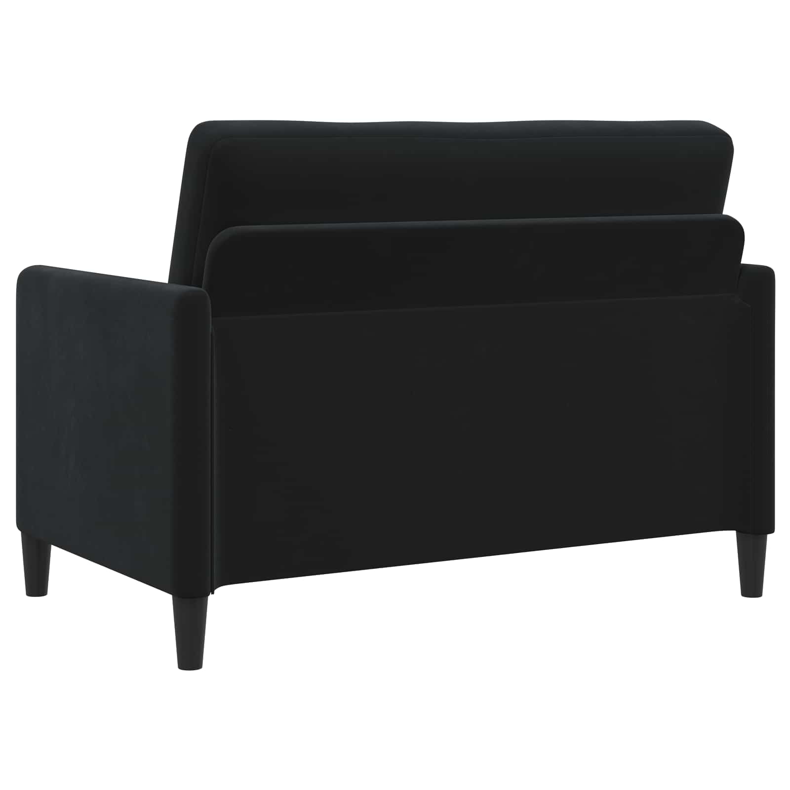 Divano con Storage Nero 122 x 78 x 87 cm Poliestere | homemem39