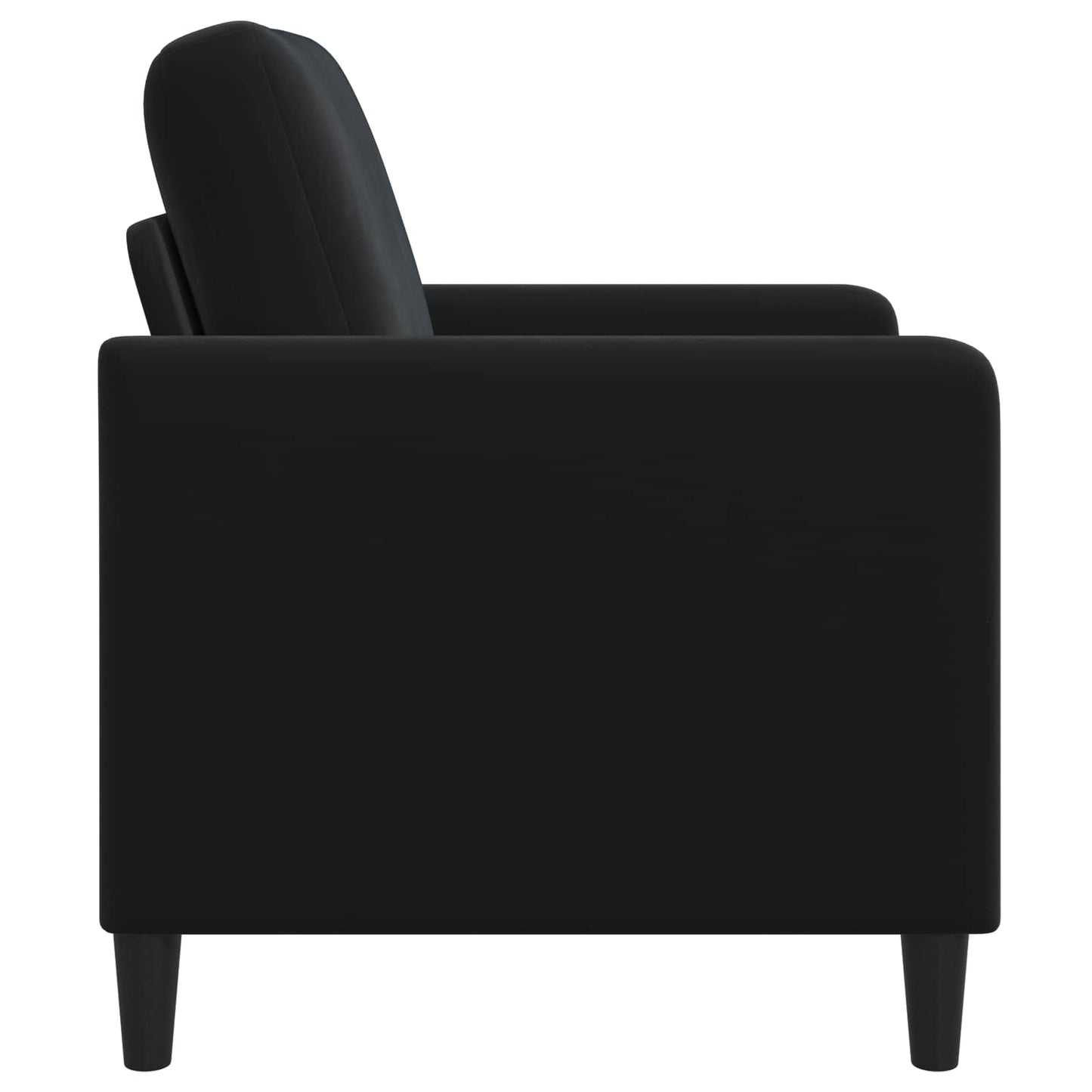 Divano con Storage Nero 122 x 78 x 87 cm Poliestere | homemem39