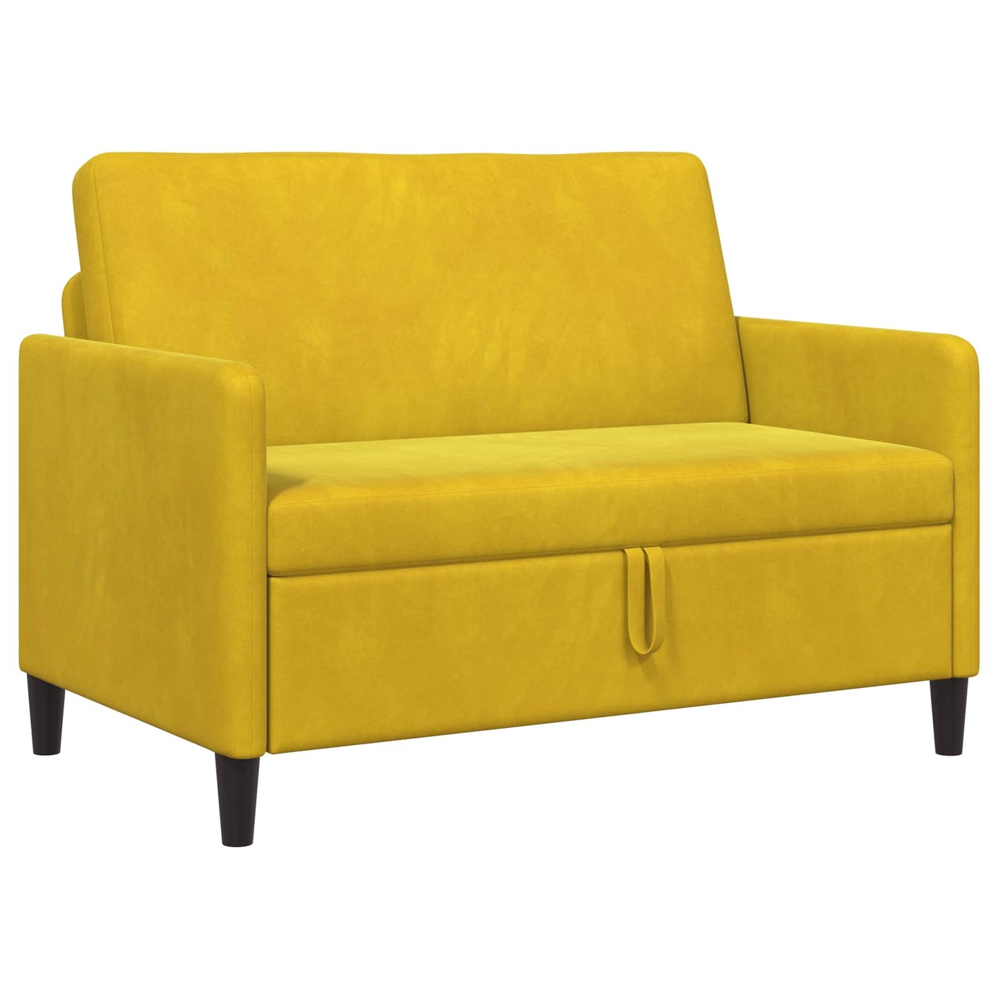Divano con Storage Giallo 122 x 78 x 87 cm Poliestere | homemem39