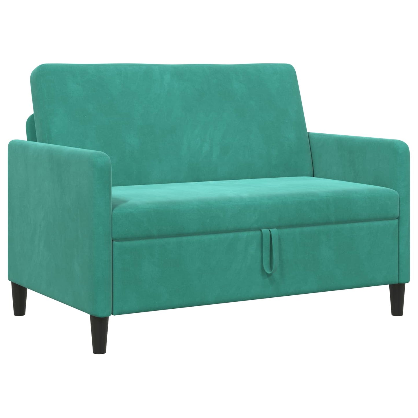 Divano con Storage Turchese 122 x 78 x 87 cm Poliestere | homemem39
