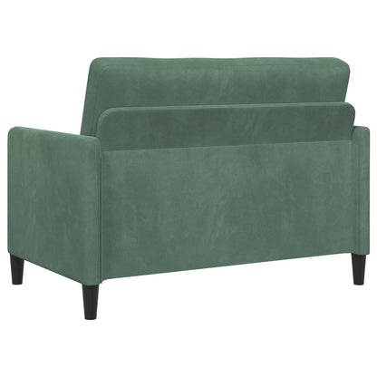 Divano con Storage Verde Mare 122 x 78 x 87 cm Poliestere | homemem39