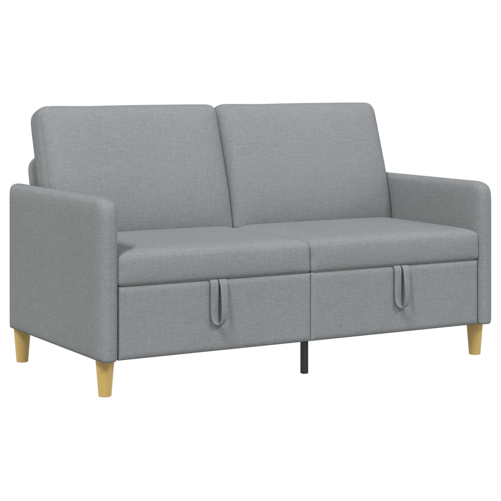 Divano con Storage Grigio Chiaro 152 x 78 x 87 cm Poliestere | homemem39