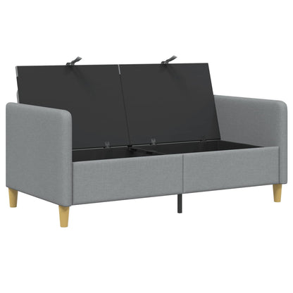 Divano con Storage Grigio Chiaro 152 x 78 x 87 cm Poliestere | homemem39