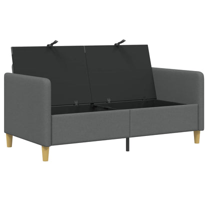 Divano con Storage Grigio Scuro 152 x 78 x 87 cm Poliestere | homemem39