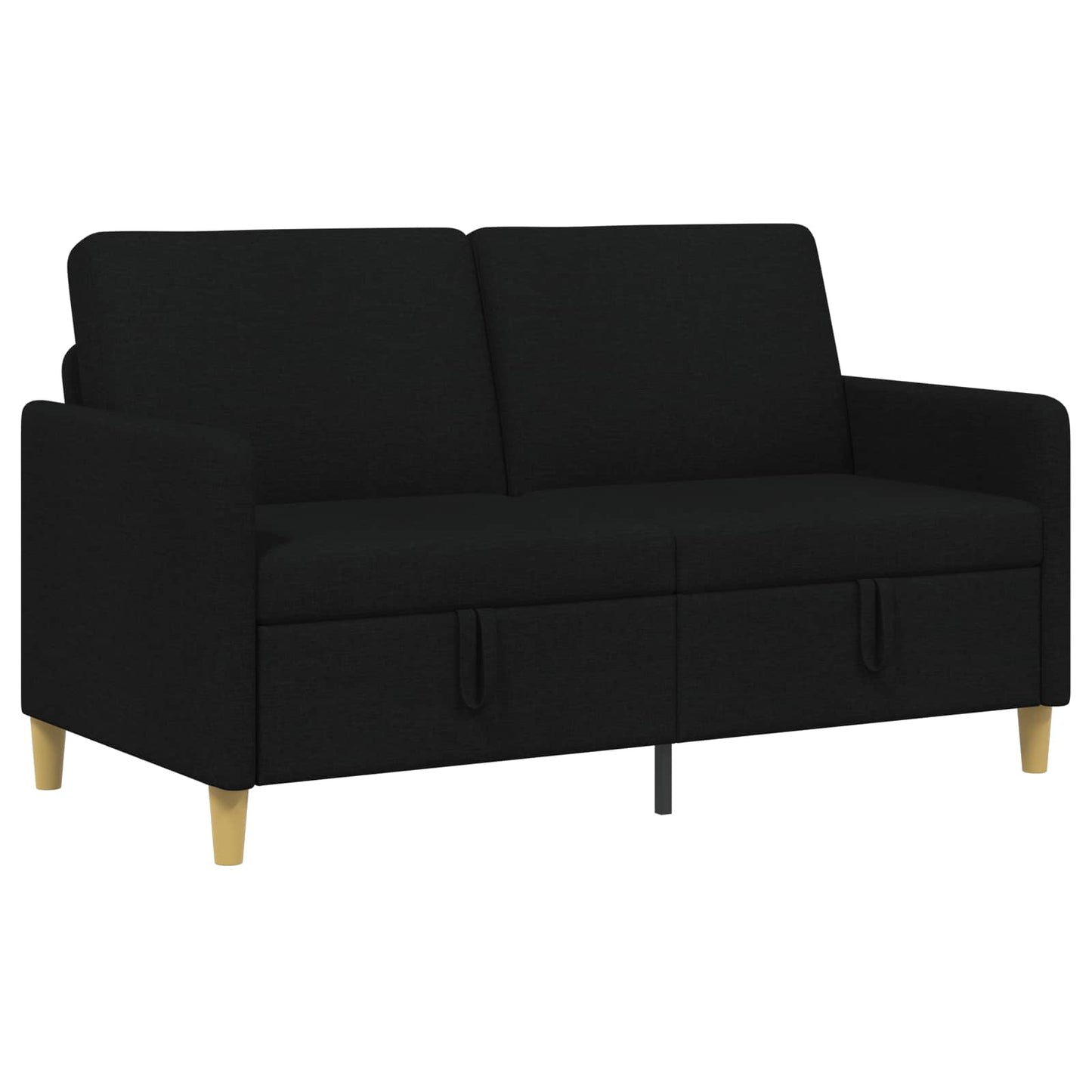 Divano con Storage Nero 152 x 78 x 87 cm Poliestere | homemem39