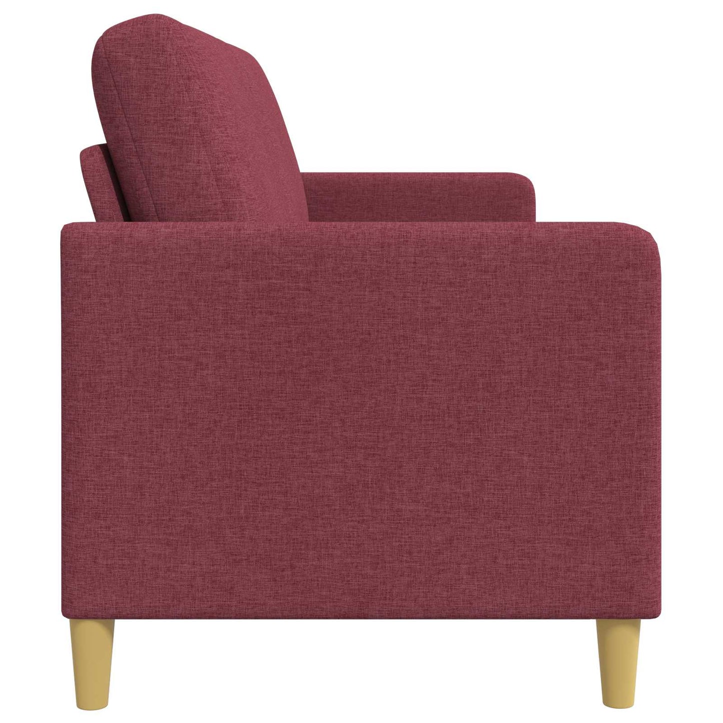 Divano con Storage Rosso Vino 152 x 78 x 87 cm Poliestere