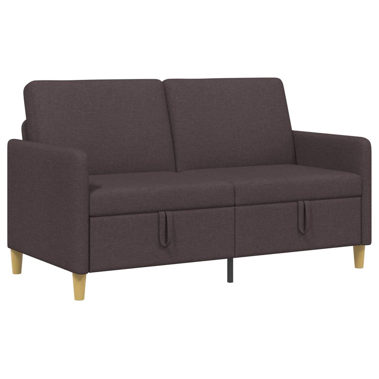 Divano con Storage Marrone Scuro 152 x 78 x 87 cm Poliestere | homemem39