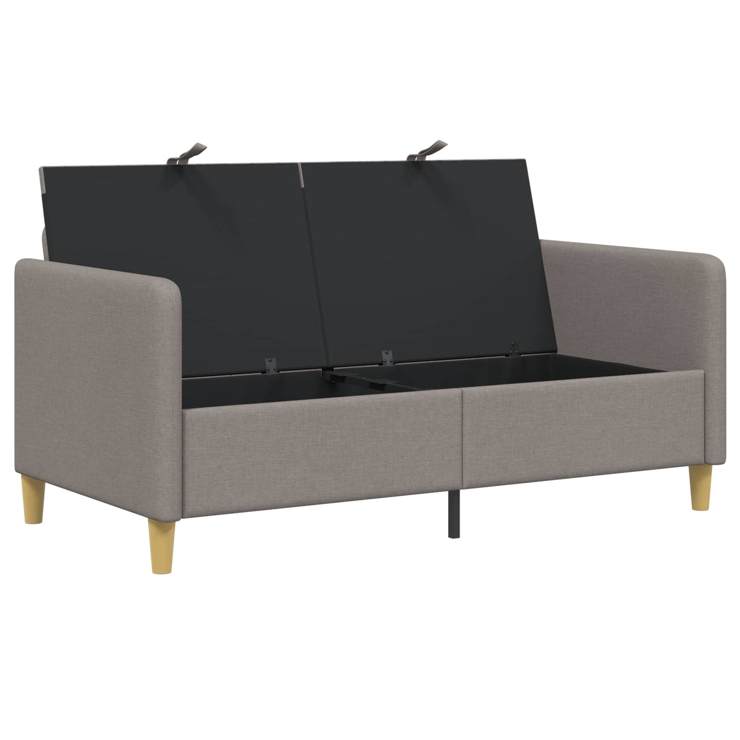 Divano con Storage Tortora 152 x 78 x 87 cm Poliestere | homemem39