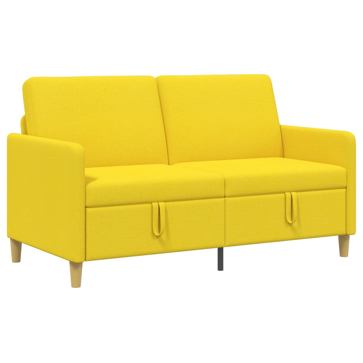 Divano con Storage Giallo Chiaro 152 x 78 x 87 cm Poliestere | homemem39