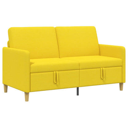 Divano con Storage Giallo Chiaro 152 x 78 x 87 cm Poliestere | homemem39