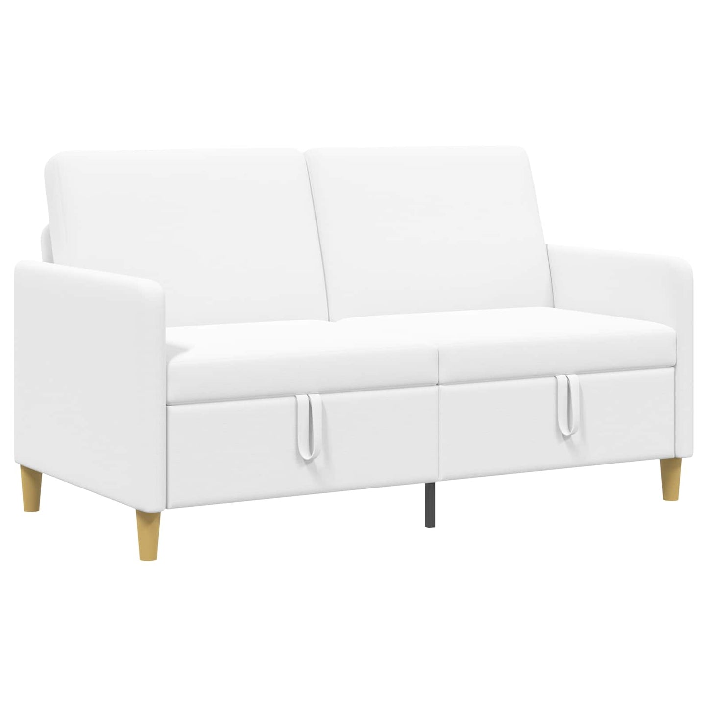 Divano con Storage Bianco 152 x 78 x 87 cm Poliestere | homemem39