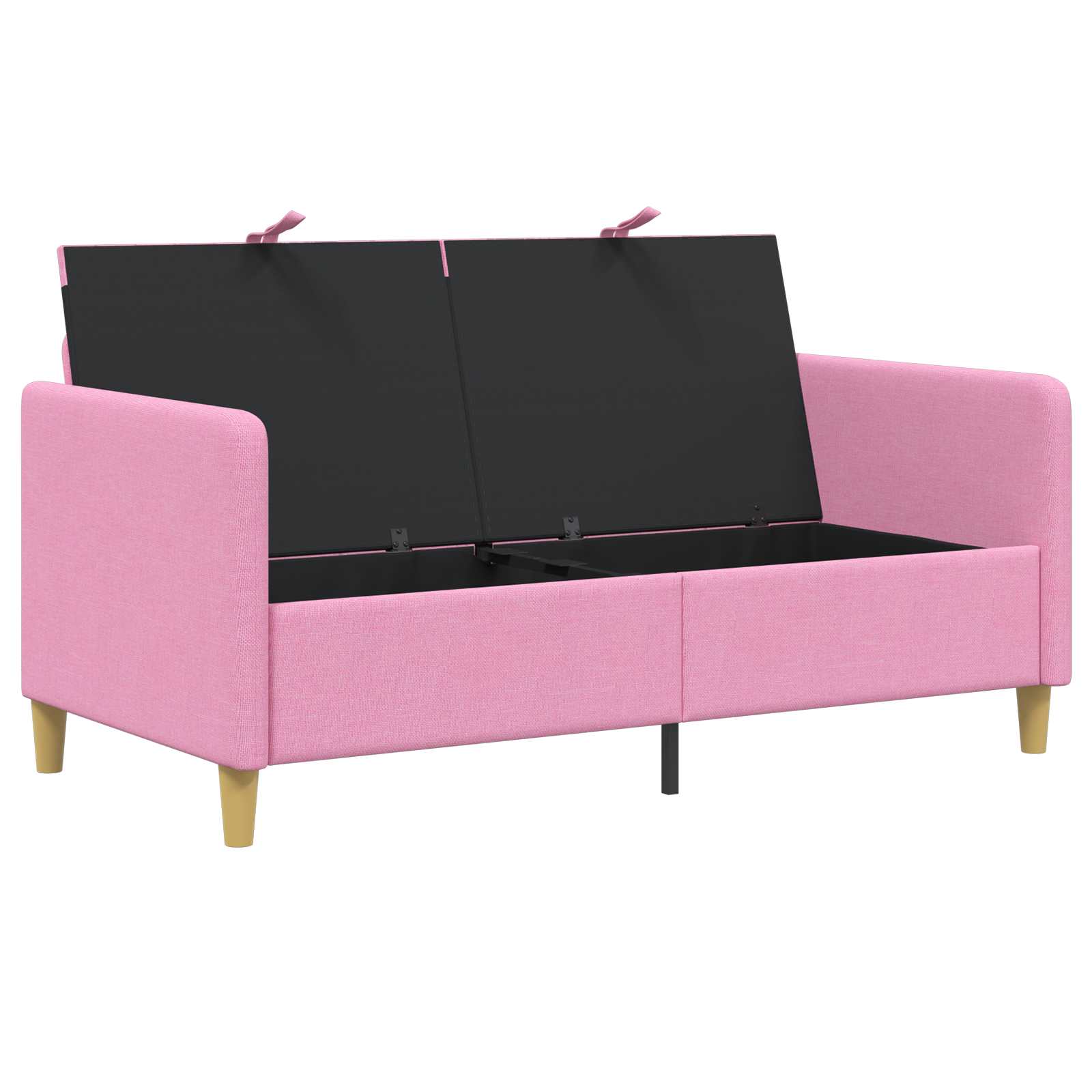 Divano con Storage Rosa 152 x 78 x 87 cm Poliestere | homemem39