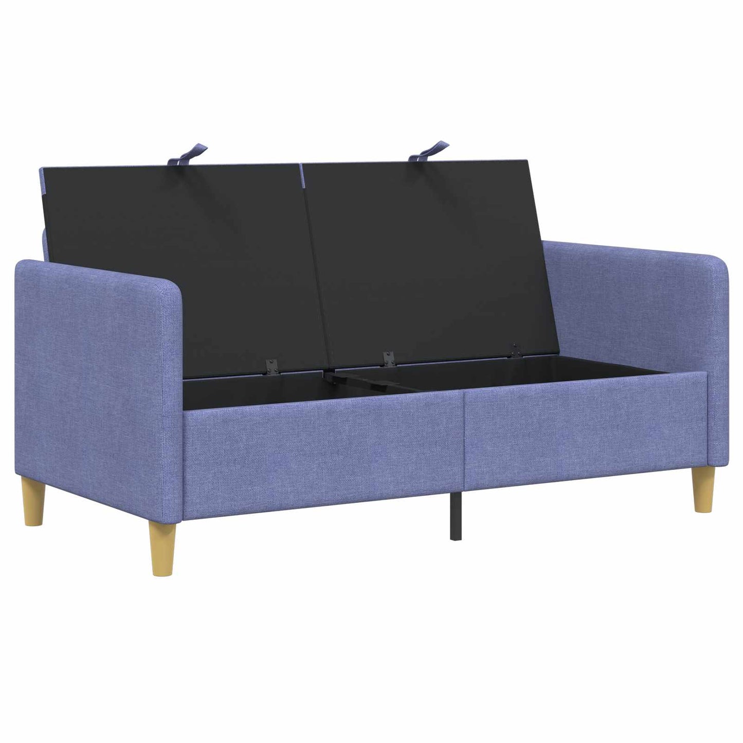 Divano con Storage Blu jeans 152 x 78 x 87 cm Poliestere | homemem39