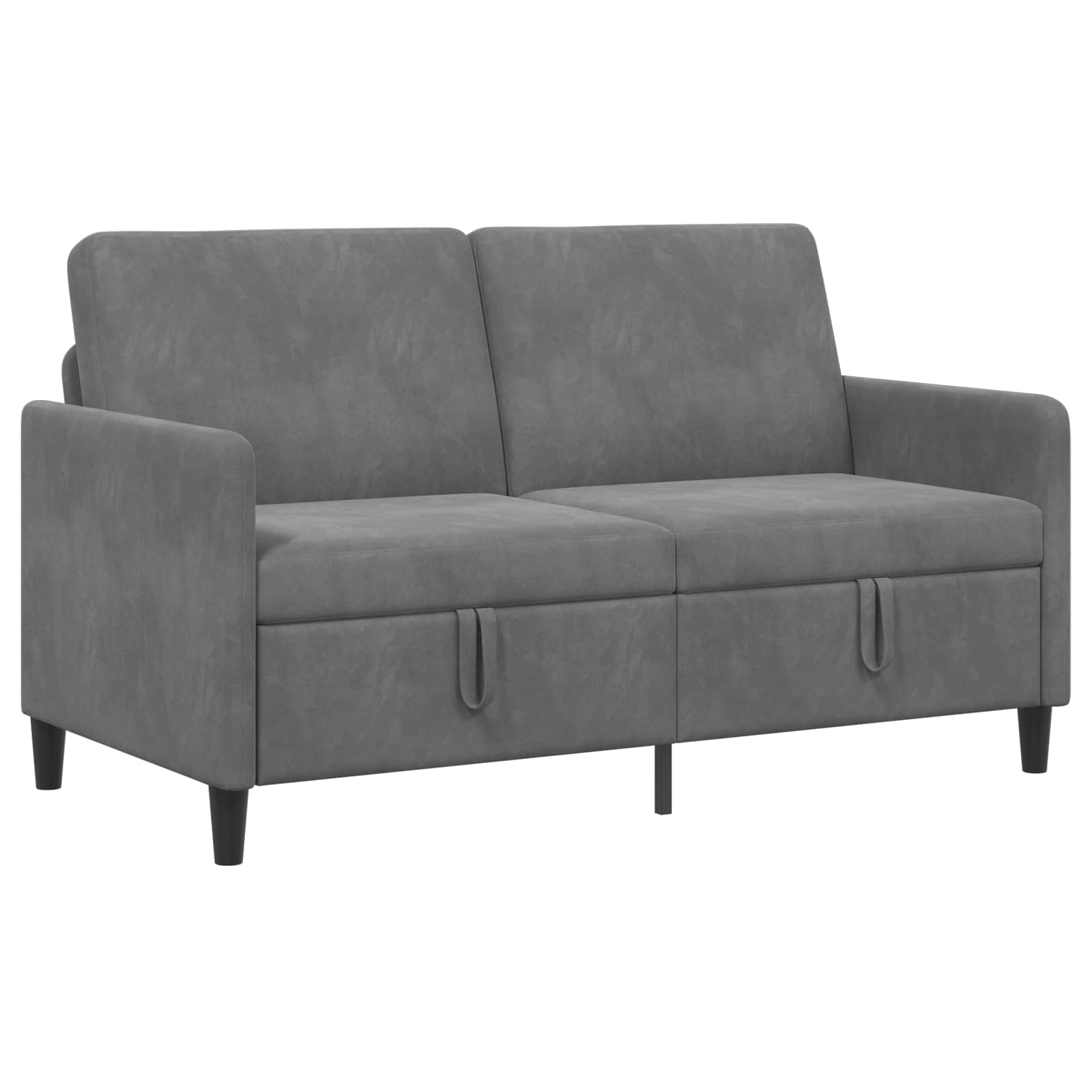 Divano con Storage Grigio Scuro 152 x 78 x 87 cm Poliestere | homemem39