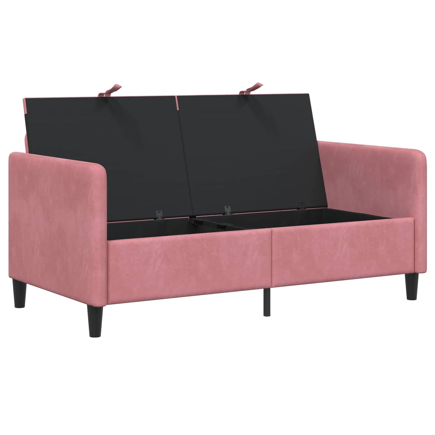 Divano con Storage Rosa 152 x 78 x 87 cm Poliestere | homemem39