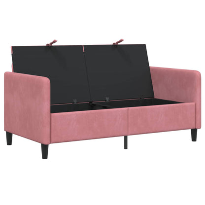 Divano con Storage Rosa 152 x 78 x 87 cm Poliestere | homemem39