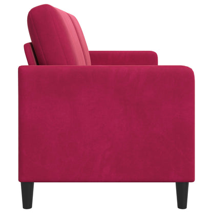 Divano con Storage Rosso Vino 152 x 78 x 87 cm Poliestere | homemem39